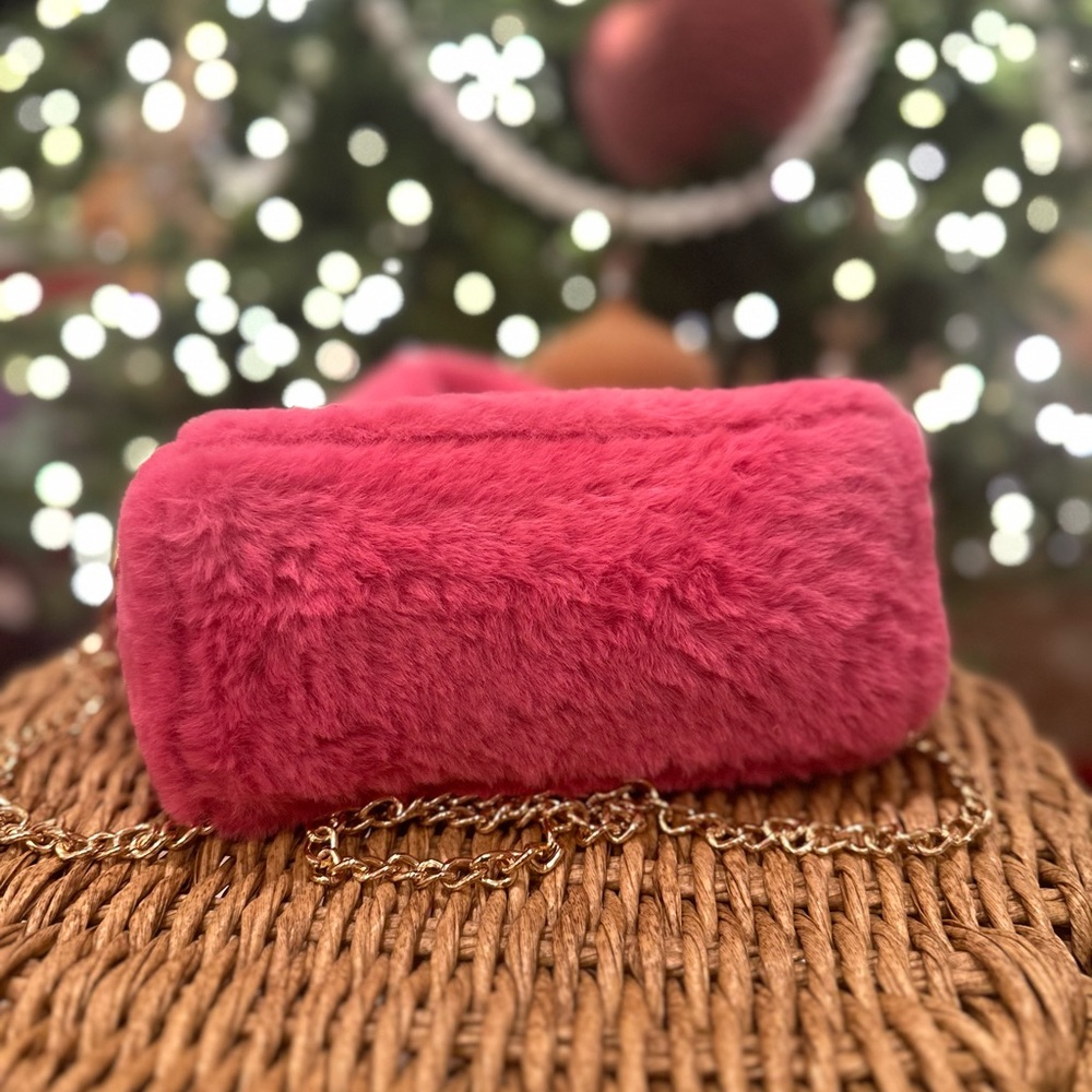 Barbie Mattel Skinny dip Fluff fluffy pink tote bag purse movie crossbody - Picture 9 of 12